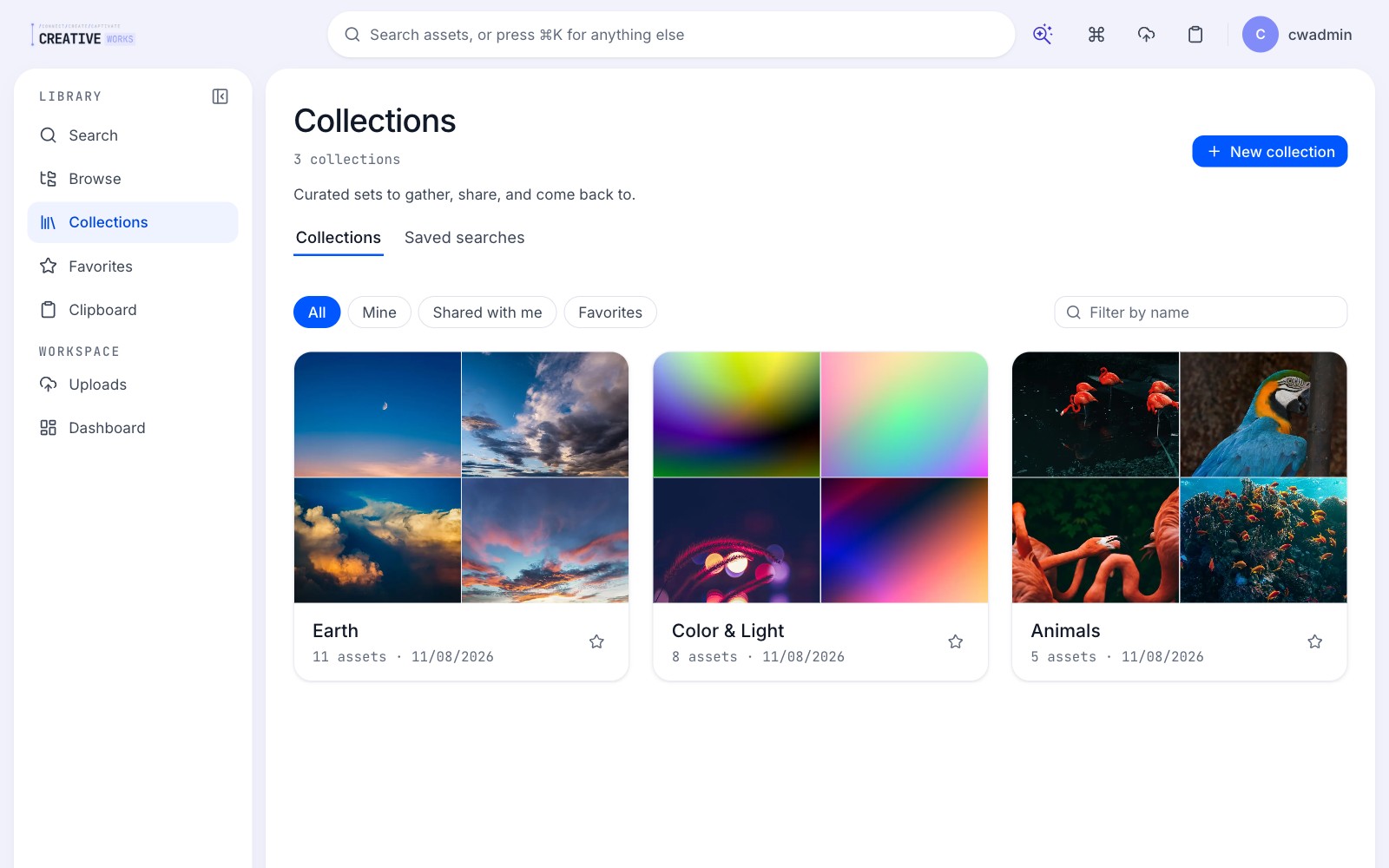 Collections — curated sets to gather, share, and come back to